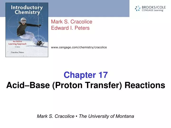 chapter 17 acid base proton transfer reactions