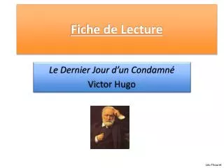 fiche de lecture