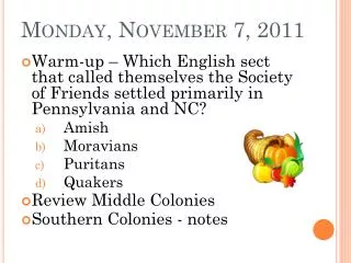 Monday, November 7, 2011