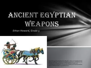 Ancient Egyptian Weapons