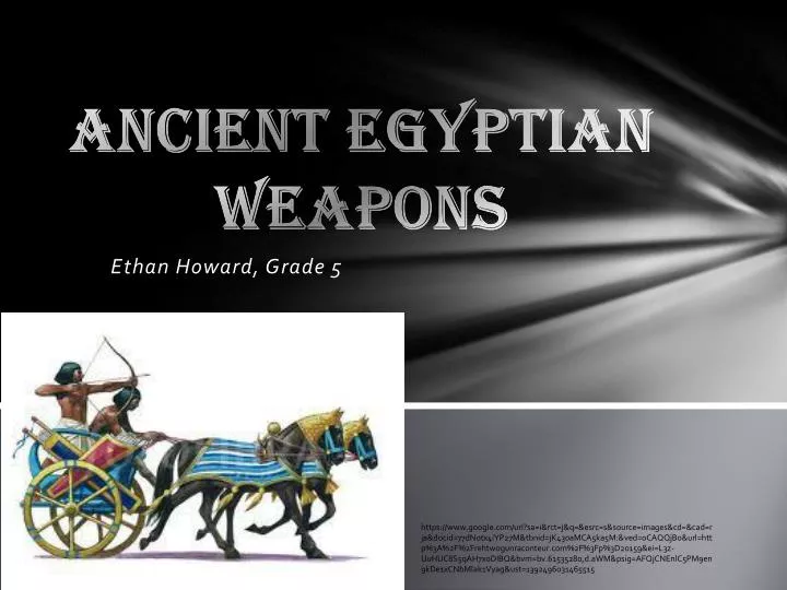 ancient egyptian weapons