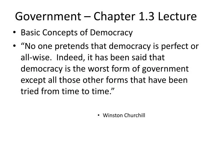 government chapter 1 3 lecture