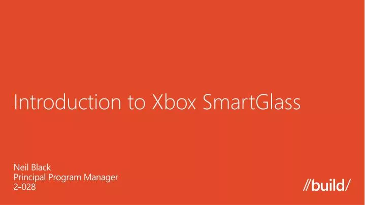 introduction to xbox smartglass