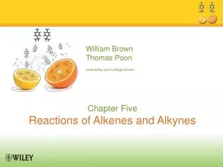 Characteristic Reactions of Alkenes