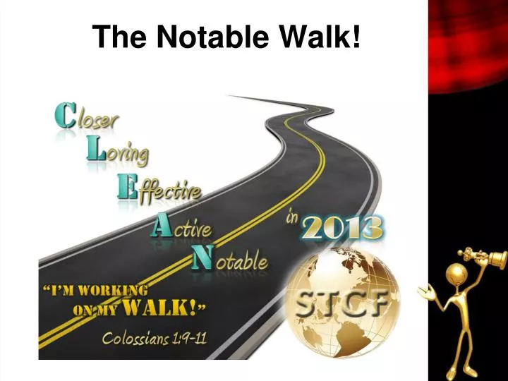 the notable walk