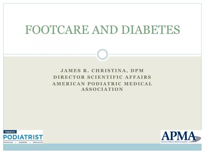 footcare and diabetes