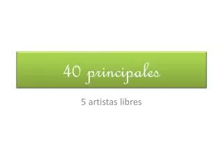 40 principales