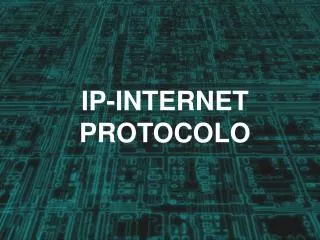 ip internet protocolo