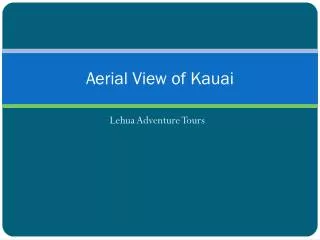 Aerial View of Kauai