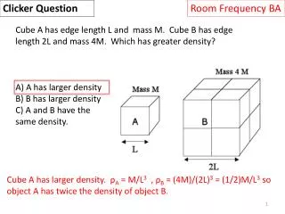 Clicker Question