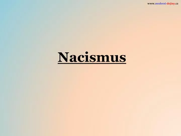 nacismus