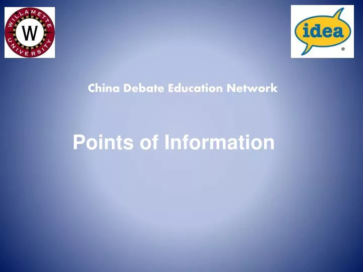 points of information