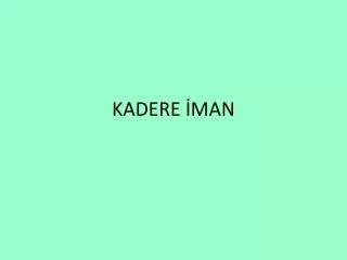 kadere man
