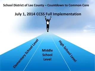 July 1, 2014 CCSS Full Implementation