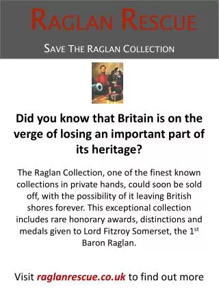 Did you know that Britain is on the verge of losing an important part of its heritage?