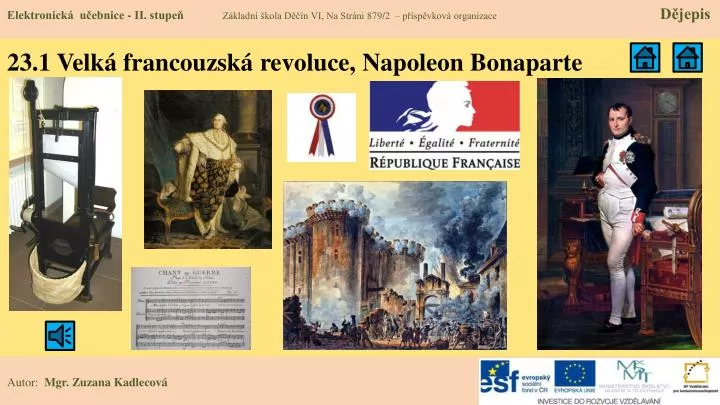 23 1 velk francouzsk revoluce napoleon bonaparte