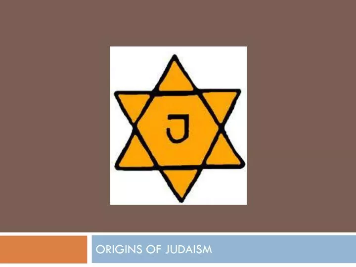 origins of judaism