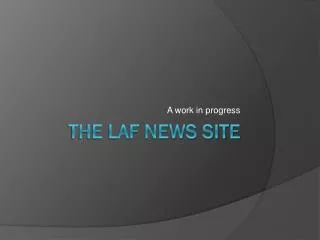 The LAF news site