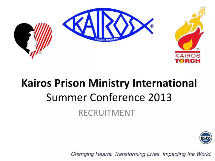 kairos prison ministry international summer conference 2013