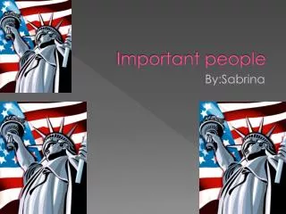 Important people