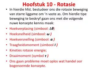 Hoofstuk 10 - Rotasie