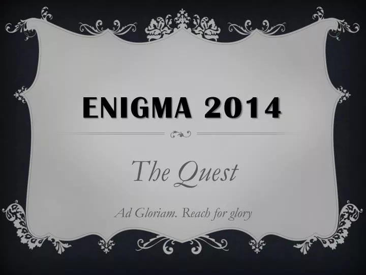 enigma 2014