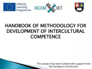 HANDBOOK OF METHODOLOGY FOR DEVELOPMENT OF INTERCULTURAL COMPETENCE