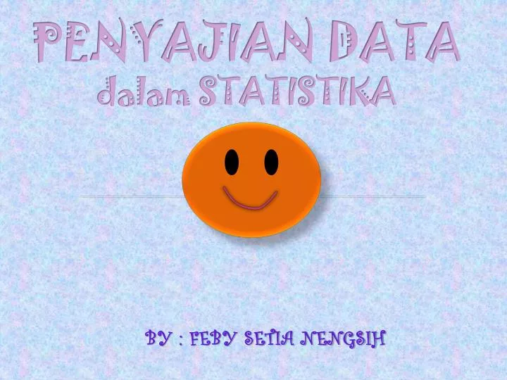penyajian data dalam statistika