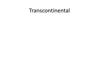 Transcontinental