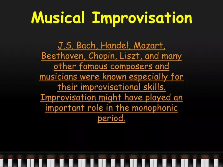 musical improvisation