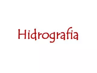 hidrografia