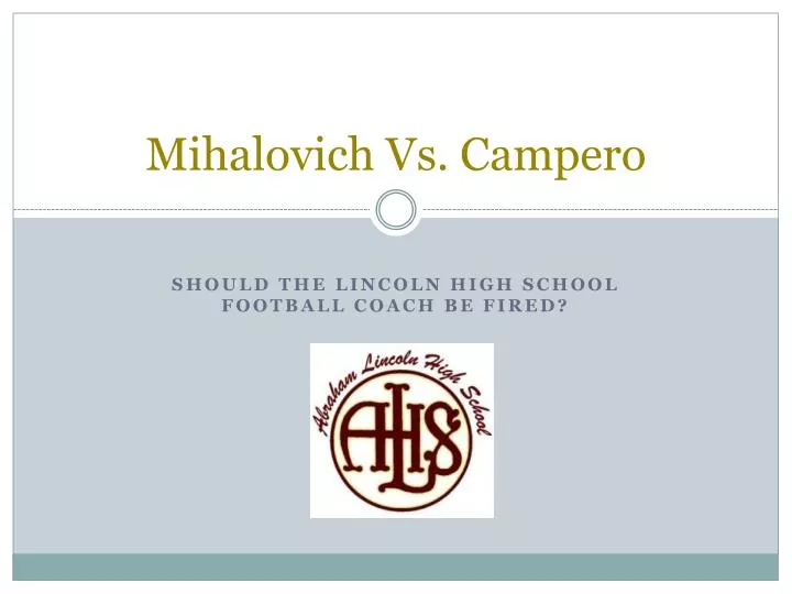 mihalovich vs campero