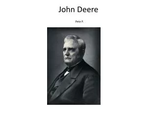 John Deere Pete P.
