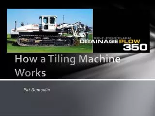 How a Tiling Machine Works