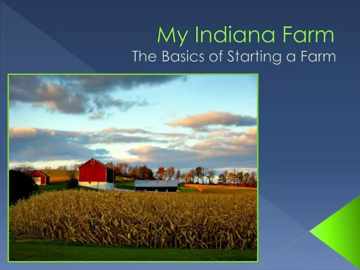 my indiana farm