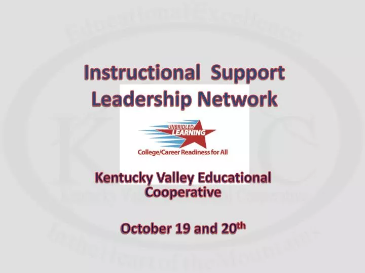 instructional support leadership network