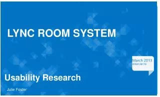 Lync Room System