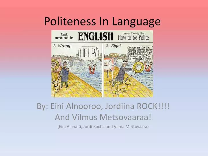 politeness in language