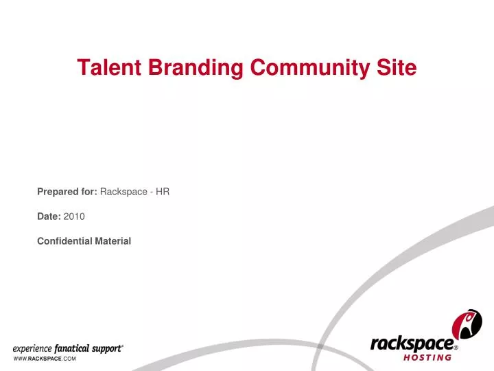 talent branding community site
