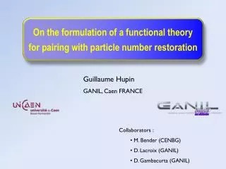 On the formulation of a functional theory for pairing with particle number restoration