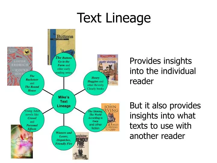 text lineage