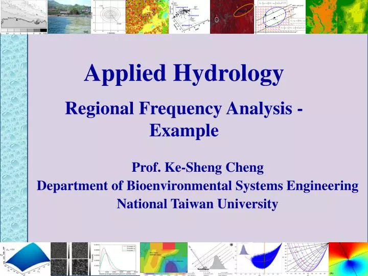 applied hydrology regional frequency analysis example