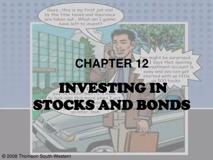 chapter 12 investing in stocks and bonds