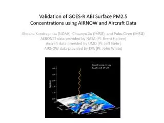 Aircraft spiral on July 20, 2011 at 14 UTC