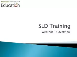 SLD Training