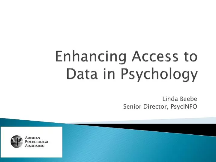 enhancing access to data in psychology