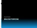 BRAINSTORMING - slide 1