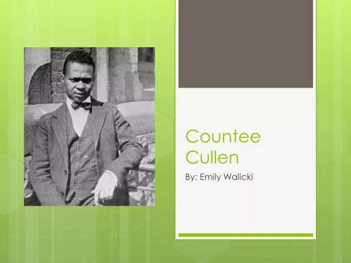 countee cullen