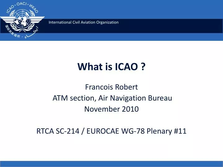 what is icao