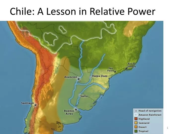 chile a lesson in relative power